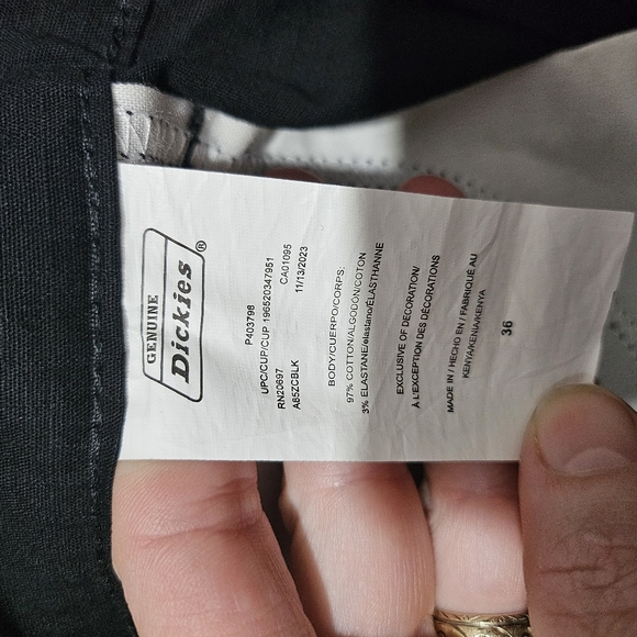 New ! Men's black Dickies shorts - Picture 7 of 7